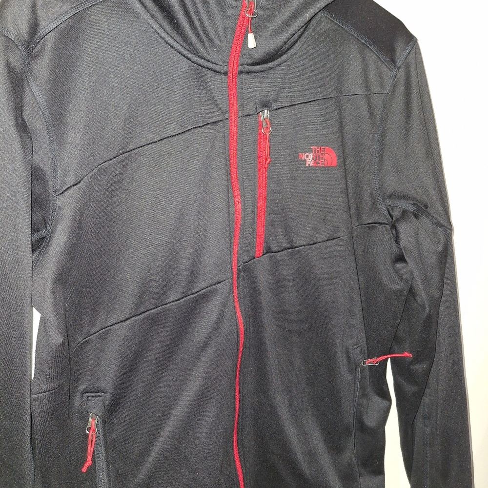 The North Face Black Jacket with Red Accents - Picture 2 of 5